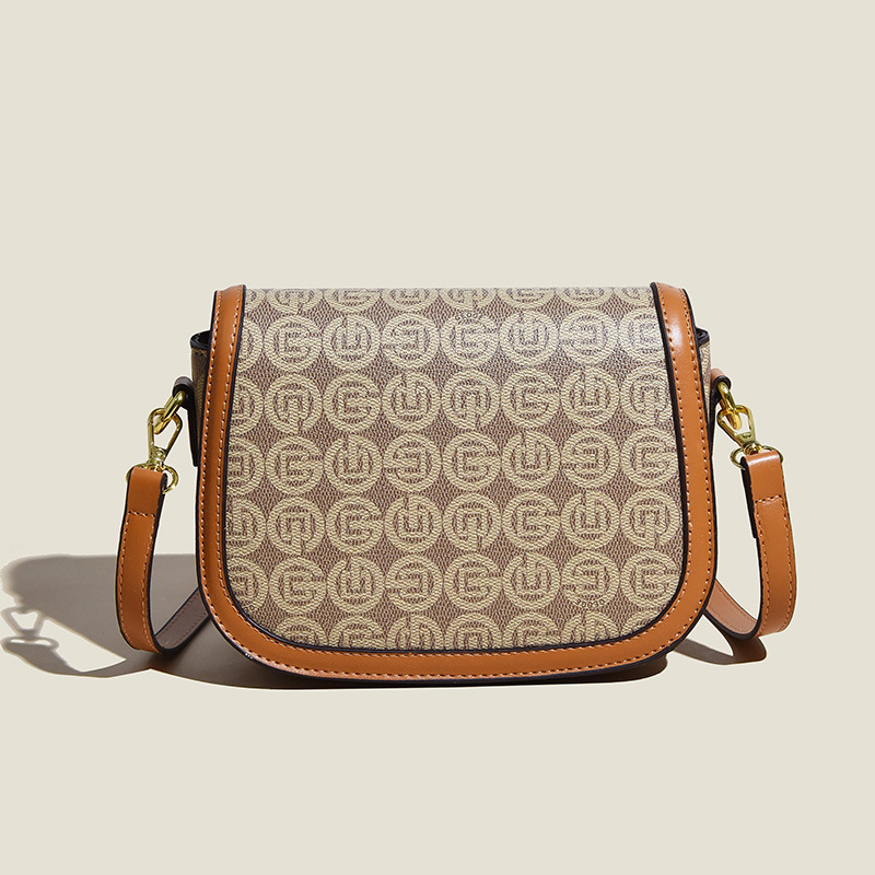 2023 Herbst Neue Live-Übertragung Beliebte Trendy Retro High-Level Umhängetasche Koreanische Satteltasche Unterarm Damentasche_voghion.com