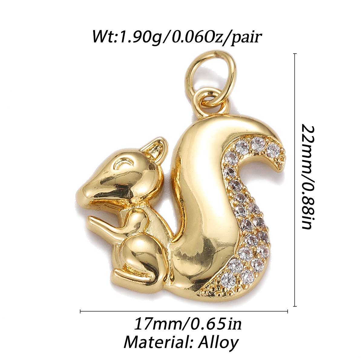 7g Weight Vacuum Plating Gold Plating Process Pendant Jewelry Making Type 19*15mm, 29*20mm Jewelry Making Size Gold Plated Plating Material Zircon Inlay Material DIY Jewelry Accessories Classification 1 Piece Quantity Copper Material Jaguar, Butterfly, Elephant Pattern Plating, Inlay Design Basic Style 1 Piece 19*15mm 29*20mm Copper Zircon Gold Plated Jaguar Butterfly Elephant Pendant 6