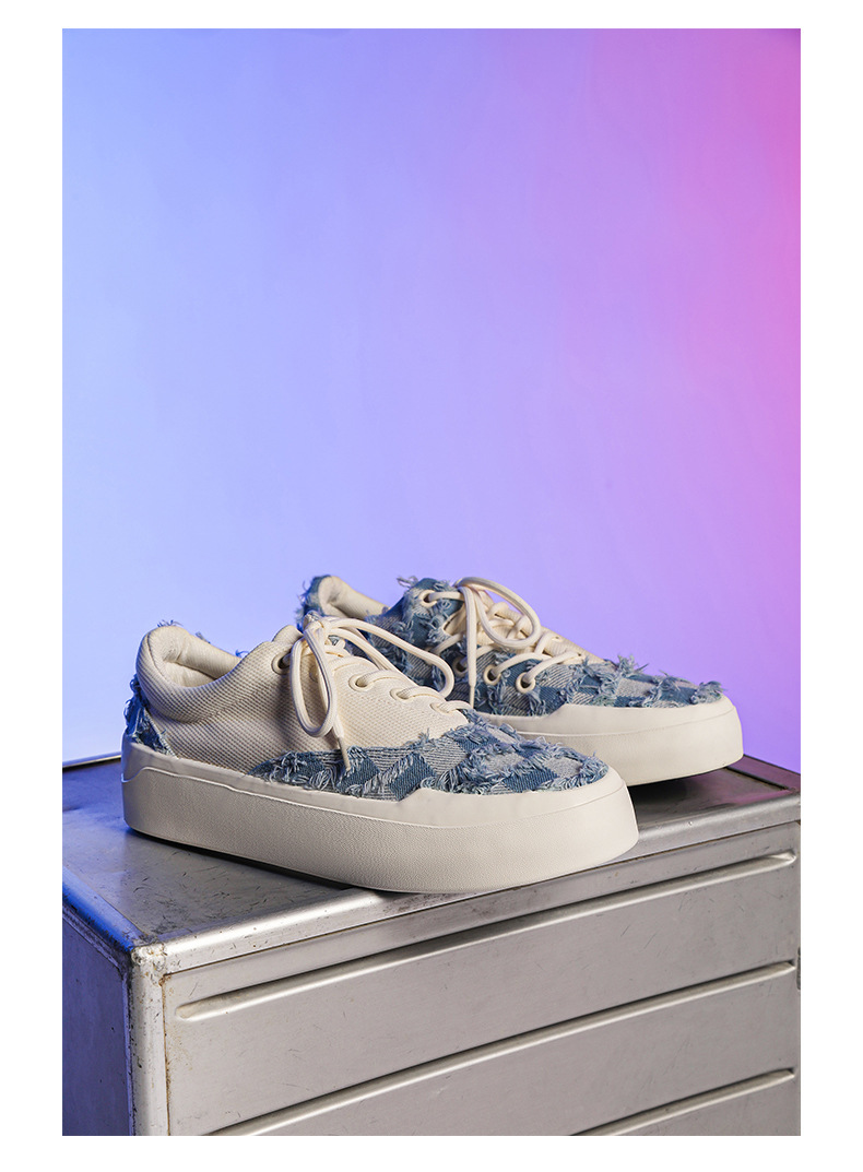 Vulcanized Rag Canvas Shoes For Men And Women Retro Style_voghion.com