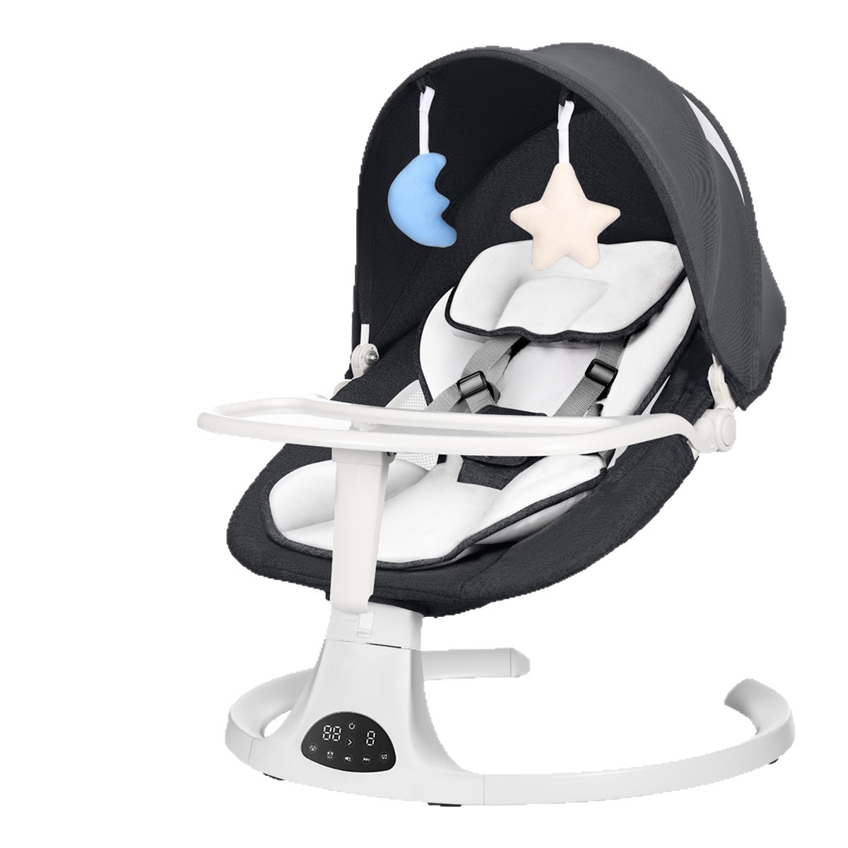 Transfronterizo Amazon mecedora para bebés de mes pequeño, cuna eléctrica multifuncional para bebés, silla para acariciar bebés