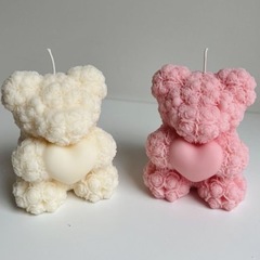 バレンタインデーの赤い愛のクマの香りのキャンドル結婚式誕生日ギフト雰囲気スタイルお土産卸売