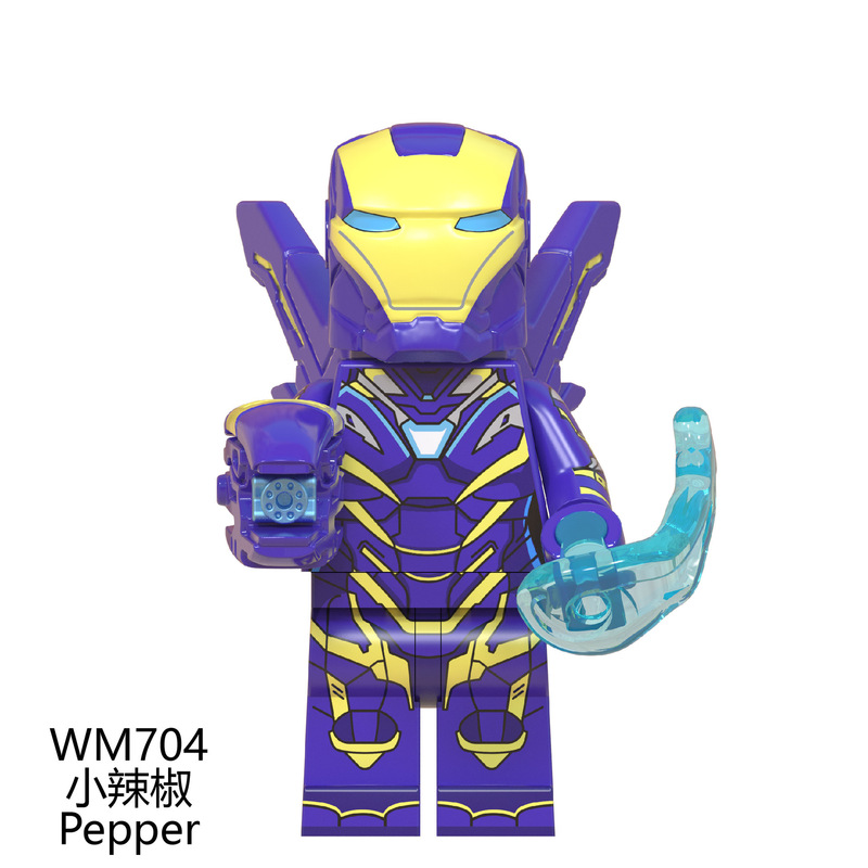 マーベルアベンジャーズアイアンマンスーパーヒーロースパイダーマン組み立てミニフィギュアビルディングブロックおもちゃ|undefined