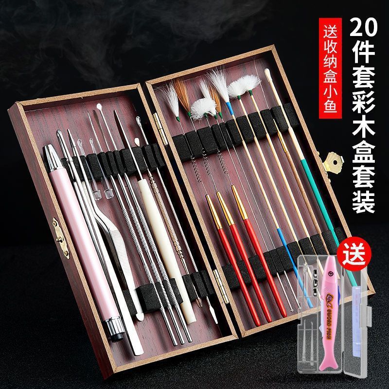 采耳的专用工具专业级工具全套高级打挖鹅毛耳勺神器带灯踩耳毛毛|undefined