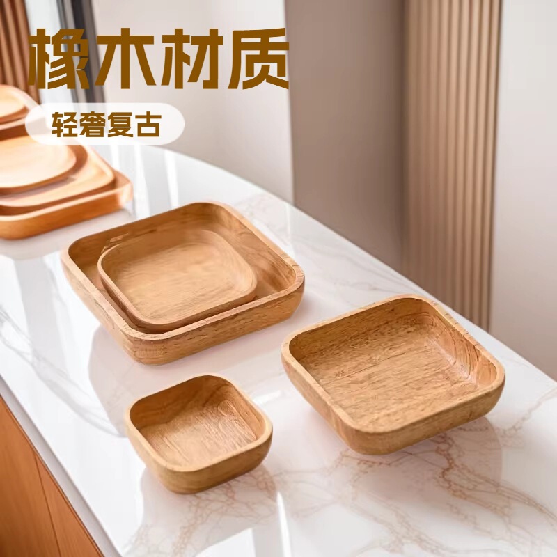 Wooden Tableware Set Hotel Wooden Tray Wooden Japanese-Style Dinner Plate Tea Cup Water Cup Wooden Plate Tray Cross-Border Export Wooden Tableware Set Hotel Wooden Tray Wooden Japanese-Style Dinner Plate Tea Cup Water Cup Wooden Plate Tray Cross-Border Export