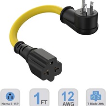 MP���ý������^��20����T��Ƭ�m������|12AWG Nema 5-15P��5-