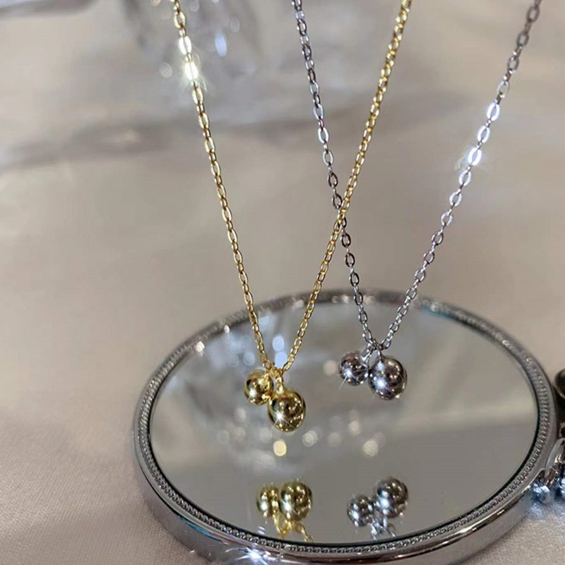 S925 Sterling Silver Plated 14K Gold Anklet for Women Ins Niche Design Accessible Luxury Anklet High-End Versatile Gold Ball Foot Accessories