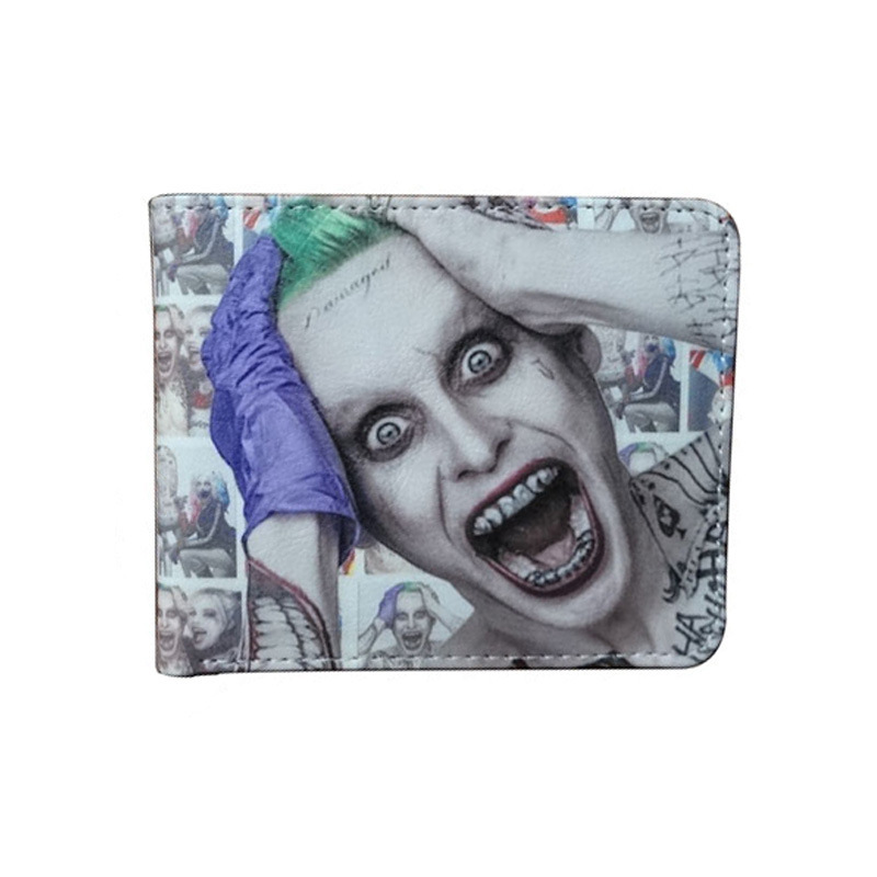 Black Jack Knight billetera corta de dos veces Héroe de dibujos animados estudiante monedero