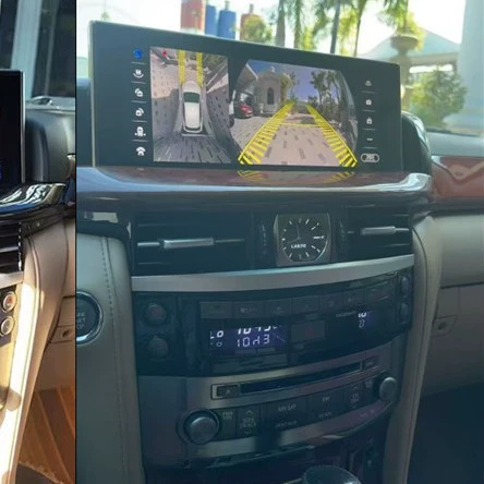 Подходит для Lexus LX 570 2008–2015, навигация на Android с большим экраном, обновленная LX570 с большим экраном центрального блока