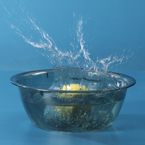 Meiya Fashionable Transparent Basin Household Student Staff Dormitory Dormitory Living Supplies Washbasin Department Store Wholesale