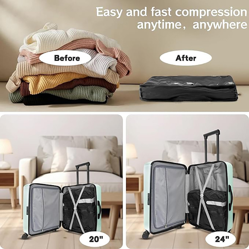 Vacuum Compression Storage Bags For Travel And Luggage Packing_voghion.com