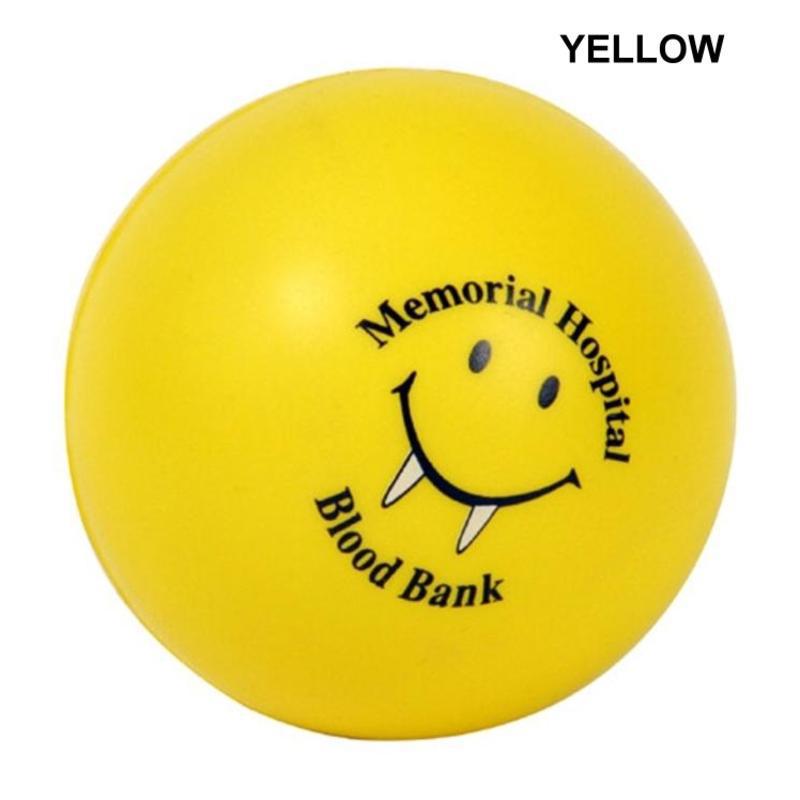 6.8cm高回弹球 定制颜色logo减压解压球玩具PU发泡球义乌厂家销售