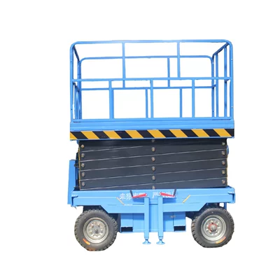 Mobile Scissor Lift Hydraulic: Avtomobil fırlanan platformaları