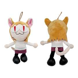 跨境新品 neco arc plush 皮靴猫毛绒玩具 公仔来图来样