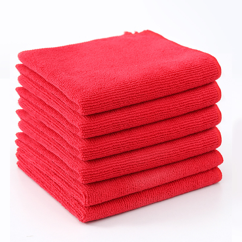 toalla de limpieza de urdimbre transfronteriza microfibra espesada absorción de agua toalla de lavado de automóviles cocina toallas de limpieza multifuncionales para el hogar