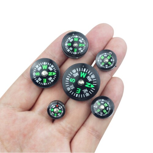 20mm mini compass north needle 12~45mm teaching compass oil-filled small compass plastic north needle