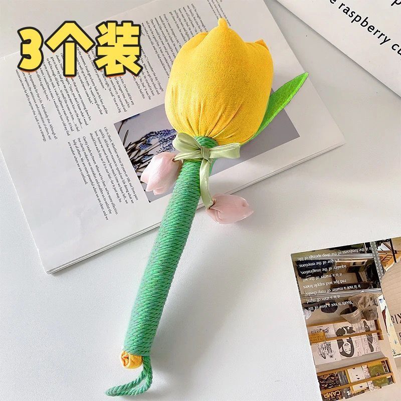 送老师伴手礼教师节礼物实用可爱郁金香花束艾草锤按摩养生锤毕业|undefined