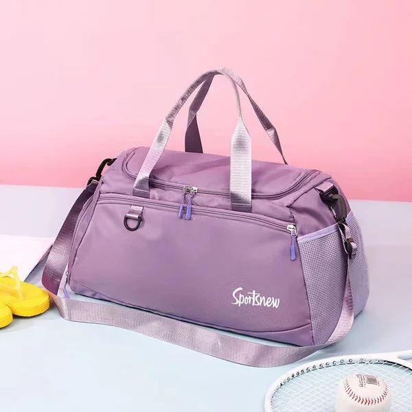 New Large Capacity Portable Fitness Bag Sports Leisure Yoga Bag Anti-splashing Dry and Wet Separation Travel Bag