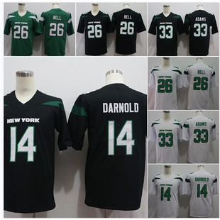 Wholesale Jets Team Vintage Embroidered Olive Jersey Jersey Soccer Clothes Vintage Legendary 2nd Generation Fans Elite Edition