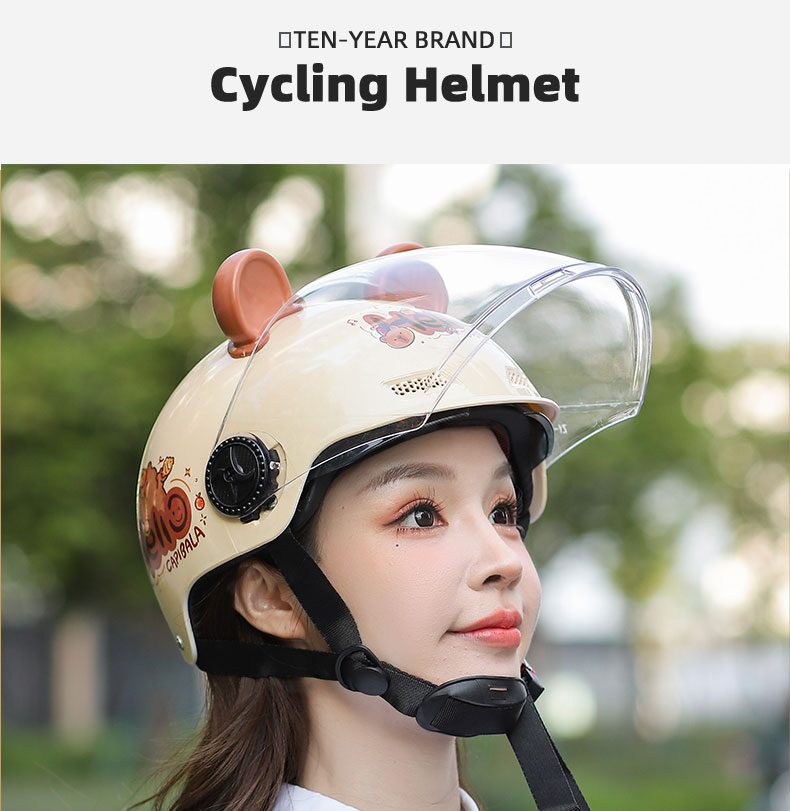 Helmet Electric Vehicle Women Men 2025 New Double Mirror Motorcycle