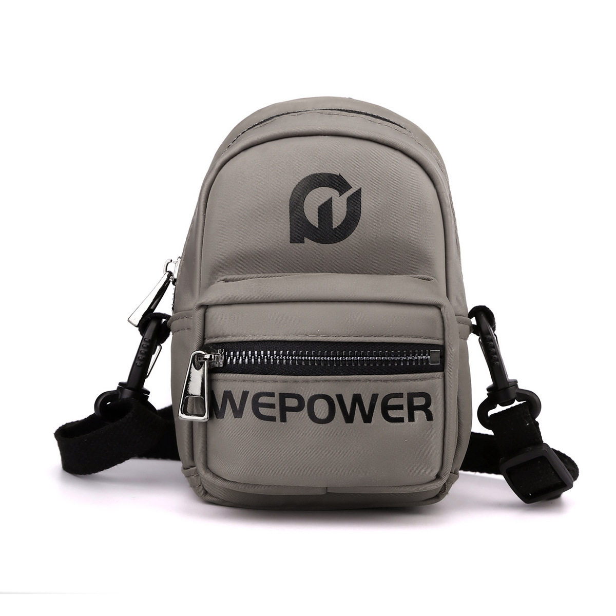 WEPOWER nuevo bolso de pecho de moda bolsa de mensajero impermeable para hombres y mujeres de nylon resistente al desgaste bolso de hombro del brazo del teléfono móvil ocasional