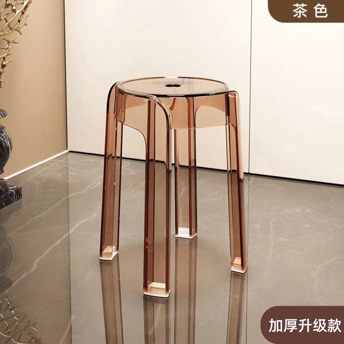 갈색의 두꺼워지고 업그레이드된 PMMA 소재는 내하중 300kg