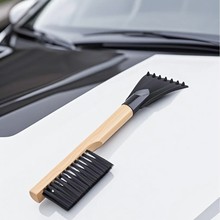 冬季除霜清雪工具汽车除雪铲车用二合一除雪刷除冰扫雪刷子刮