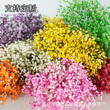 永生花满天星diy干花花束家居客厅摆设装饰天然风干真花花瓶摆件