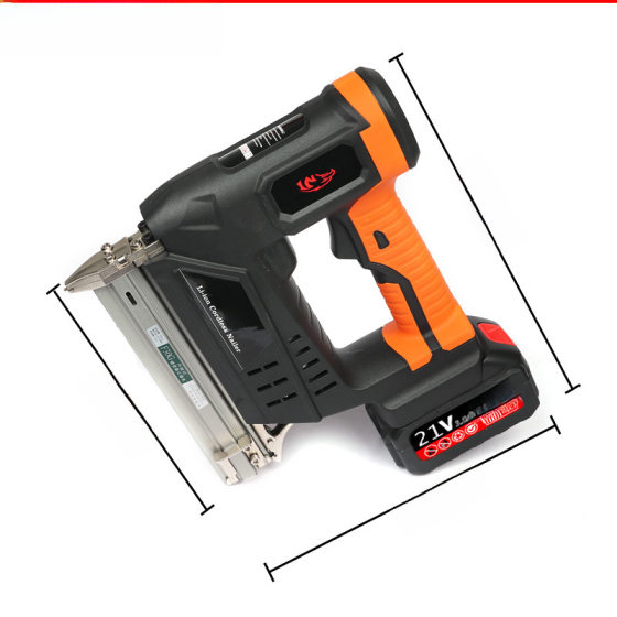 Lithium battery nail gun automatic nail grab air nail gun hydropower woodworking F30 non-card nail gun nail gun bass straight nail gun