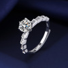 Fashionable trend wedding ring, silver 925 sample, wholesale