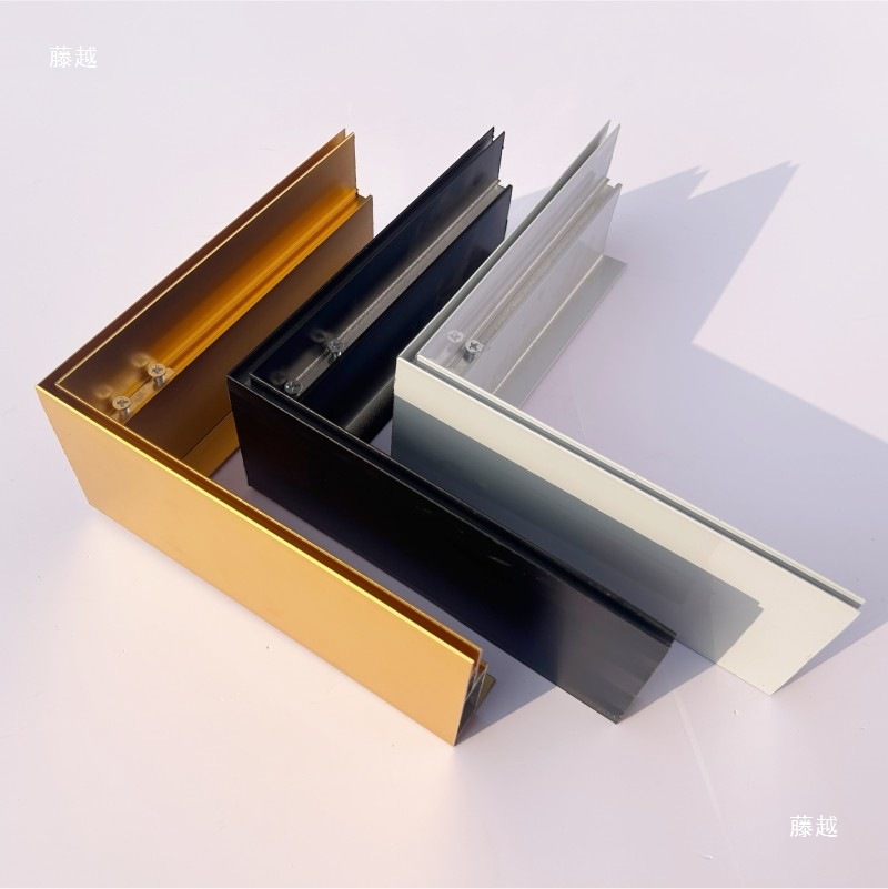 卡布灯箱型材广告牌码铝合金框uv软膜h无边框龙骨拉布灯箱架其他