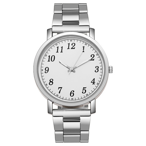 Factory direct sales women's steel band men's watches women's watches quartz watches men's couple's watches a pair of gift watches