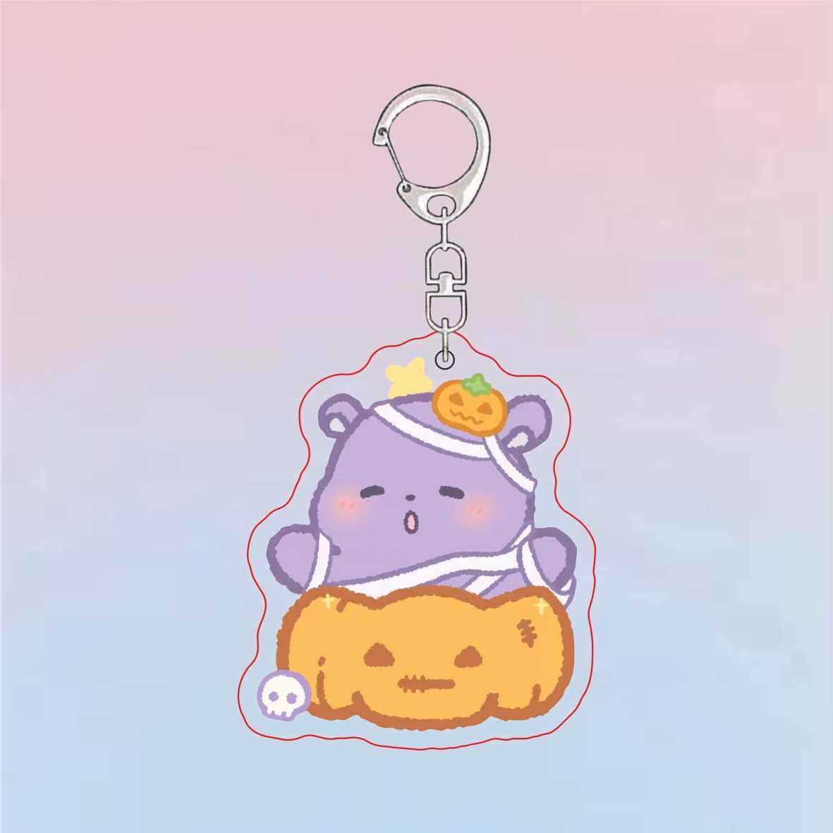 Sanrio colgante KT acrílico llavero pareja ins caricatura lindo bolso colgante regalo de Navidad