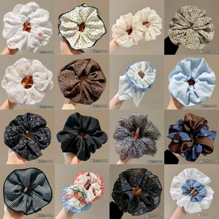 秋冬扎头发头绳女生高级感发绳韩系超大号大肠发圈慵懒风皮筋发绳
