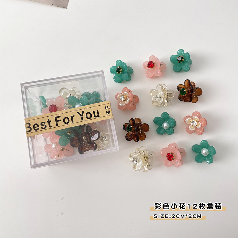 Lado flequillo clip horquilla Mini tamaño pequeño clip femenino frente trenzado pelo clip tocado verano princesa cabeza horquilla