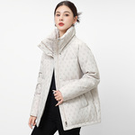 专柜同款羽绒服女短款2025新款时尚百搭女装保暖新国标鸭绒外套厚