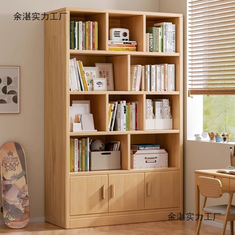 Solid Wood Wine Cabinet Home Living Room Storage Rack Display Cabinet Commercial Simple Small Entrance Cabinet Wall Partition Cabinet Wine Rack