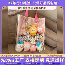 法gala帆布包改造透明PVC防尘保护套diy吉伊卡哇痛包明星周边收纳