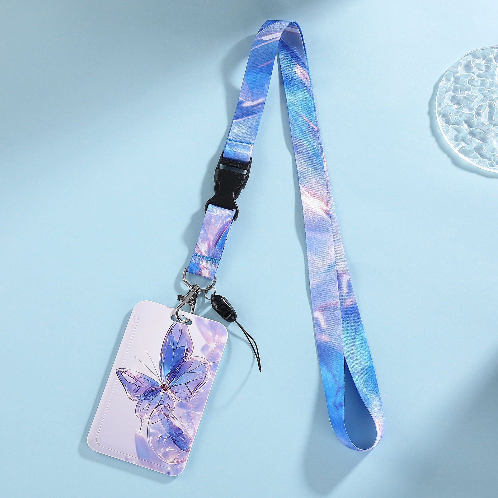 심포니 버터플라이 + 버클 랜야드