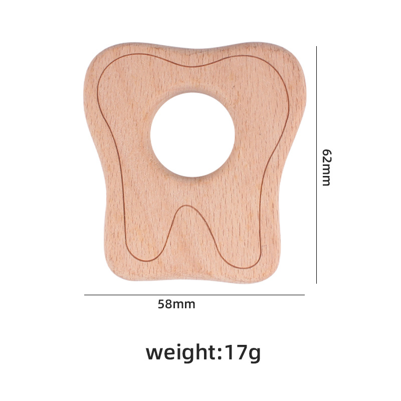 Nuevo bebé suministros de juguete de haya mordedor animal de dibujos animados gato aguacate girasol bebé molar teether