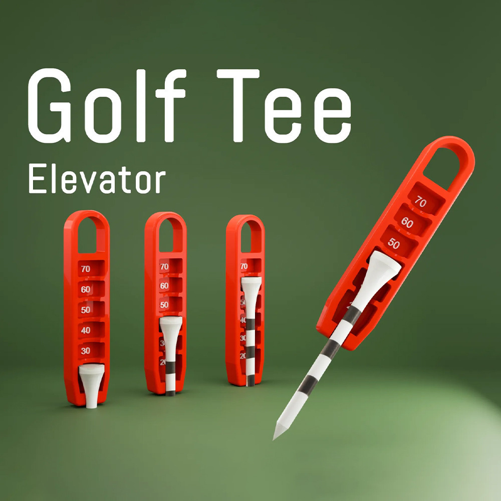 Nuevo elevador de asiento de golf creativo transfronterizo, decoración impresa en 3D, juguetes de regalo para los amantes del golf