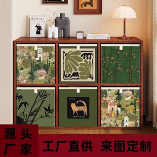 (Wholesale), storage box ancient style, cloth, capacious foldable storage basket