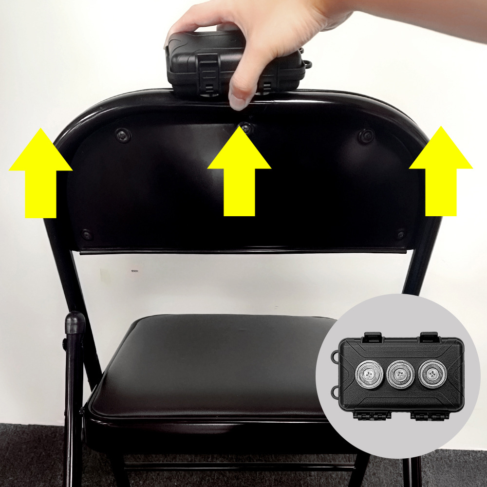 外部隠しキーホルダー防风雨重型三磁石ツールボックスABSアイテム隠し式車載マグネットボックス