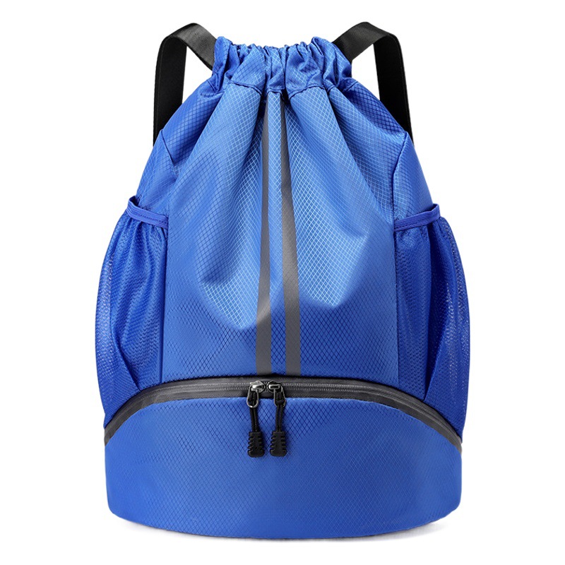 Bolsa de baloncesto de tela Oxford bolsa de baloncesto mochila zapatos separados posición húmeda y seca separación bolsa de natación deportes al aire libre bolsa de fitness