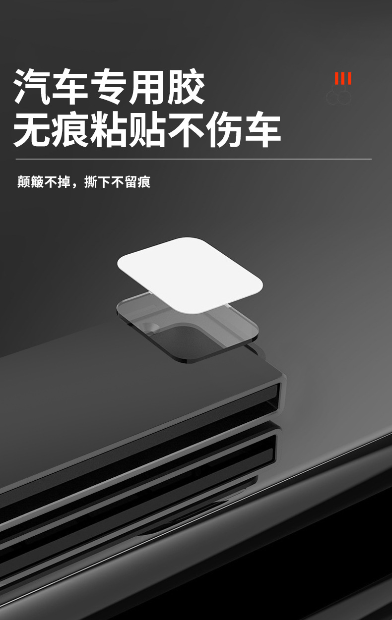 Retractable Metal Parking Number Plate, Durable Hidden Temporary Parking Number Plate for Vehicles, Creative High-End Parking Sign
