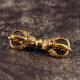 Brass Vintage small size King Kong Demon-lowering Pestle Handheld Piece Tibetan Religious Instrument King Kong Pestle Crafts Cross-border Hot Sale