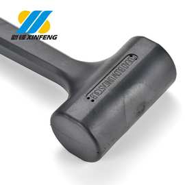 厂家供应黑色塑料无弹力锤0.5-6LB 塑料一体锤 可定牌