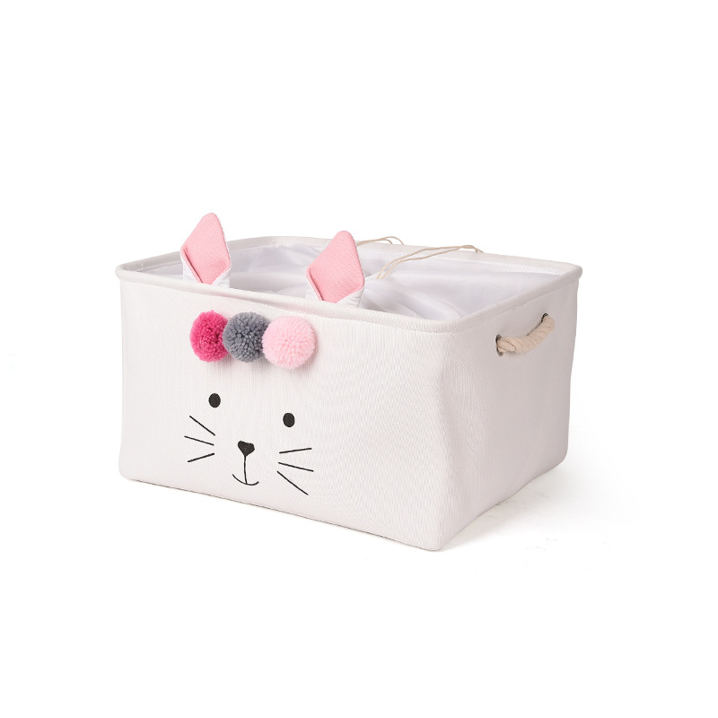 Ropa y juguetes caja de almacenamiento hogar tela ropa interior cesta de almacenamiento