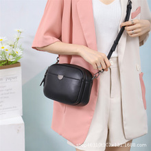 头层牛皮女包新款多隔层休闲实用单肩斜挎女生包简约软皮小流苏