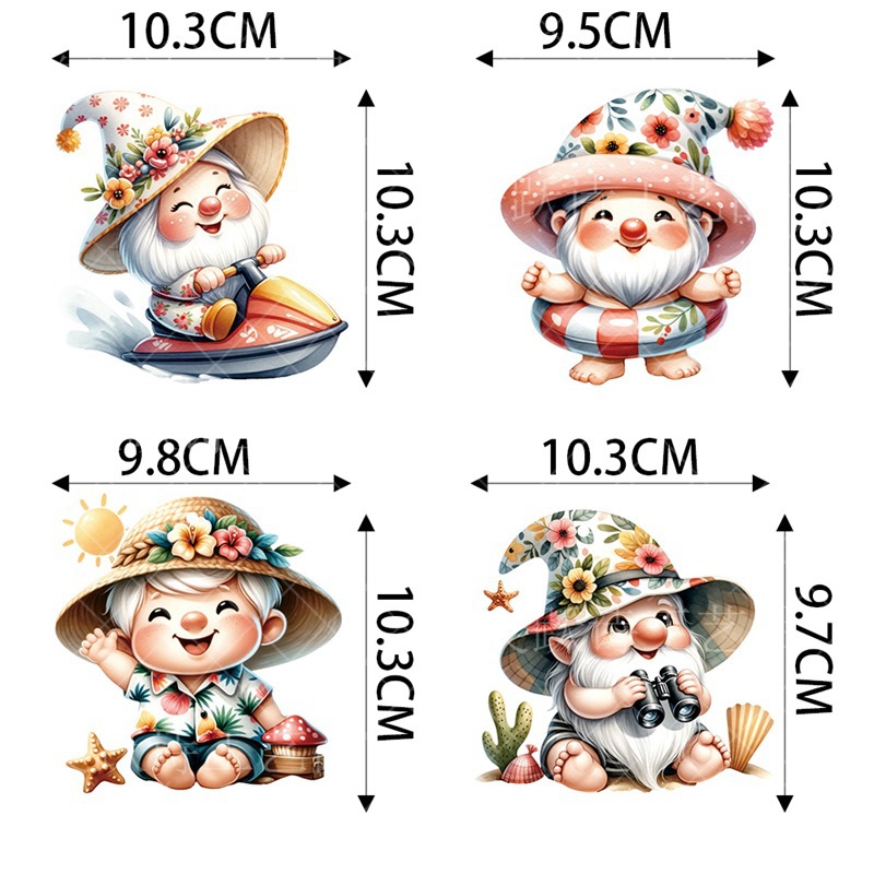 Tema de enano Decoración de fiesta hawaiana de verano Colgante de etiqueta Decoración de fiesta de playa tropical Colgante de enano