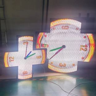 LED Outdoor Full Color Screen Strip Screen P6 Outdoor Surface Sticker Module (National Star Lamp) in an Industrial Park in Yanting, Mianyang City